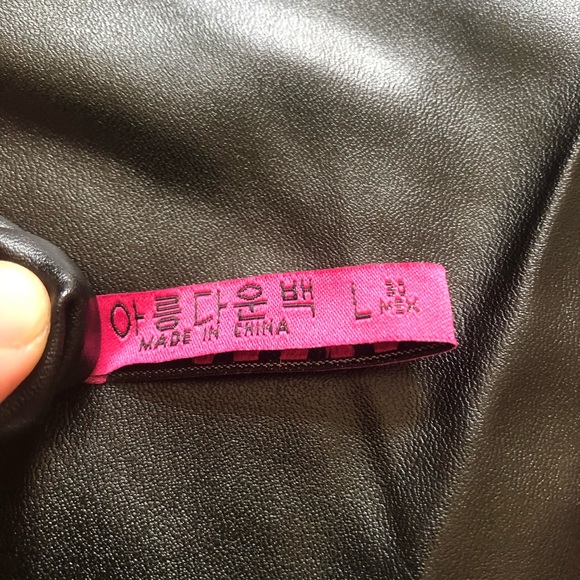 🆕High Waist Faux Leather Leggings Glossy - Picture 9 of 12